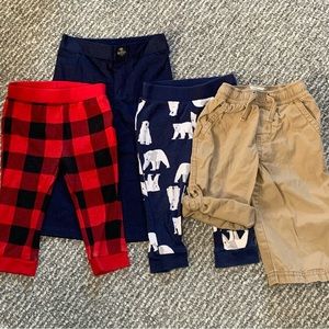 Toddler Boys 4 Piece Bottoms Lot